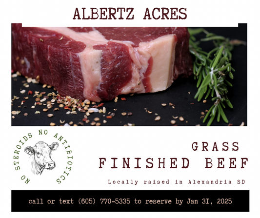 Grass Fed and Finished Beef reservations for 2025